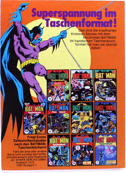 DC Comics Batman Comic Taschenbuch Nr. 36 (1987) von Ehapa